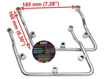 SAFE LOCK Хромированные багажники для SUZUKI VZR 1800 INTRUDER / 18,5 см