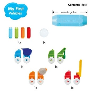 SMARTMAX SMX226 Магнитные блоки - Мои первые автомобили