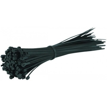 Зажимные полосы, черные тричины 100 ПК. 100x2,5