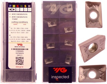 PŁYTKI PŁYTKA APKT 100305PDTR YG602 STAL INOX