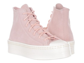 Buty damskie CONVERSE CTAS Modern Lift Platform Mono Suede A04663C skórzane