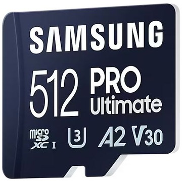 Карта памяти SAMSUNG Pro Ultimate microSDXC 512 ГБ