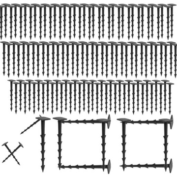 Szpilki do agrowłókniny agrotkaniny 15cm 100 sztuk