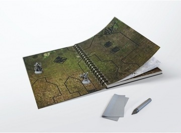 МОЮЩАЯСЯ КНИГА RPG А4, КВАДРАТНАЯ СЕТКА