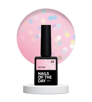 Baza hybrydowa NAILSOFTHEDAY Party base 03 10 ml