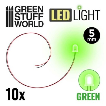 Zielone diody LED - 5mm