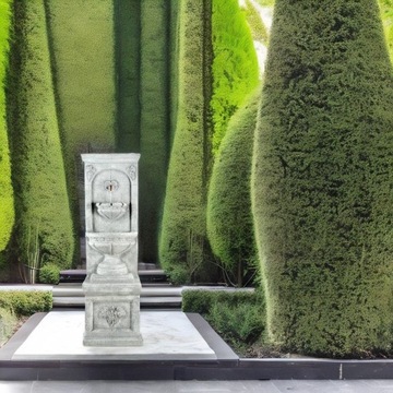 Садовый фонтан-колонна, песок, 150 см.