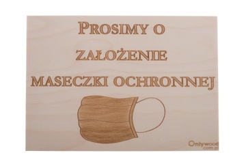 ZAŁÓŻ MASECZKĘ - Tabliczka Drewniana - Onlywood
