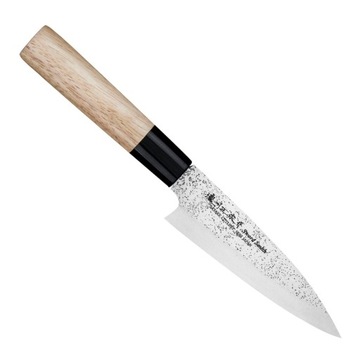 Satake Nashiji Natural Japoński Ostry Nóż Kuchenny Uniwersalny 56 HRC 12cm