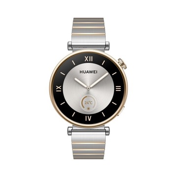 Smartwatch damski zegarek HUAWEI WATCH GT 4 Elite 41mm stalowa bransoleta