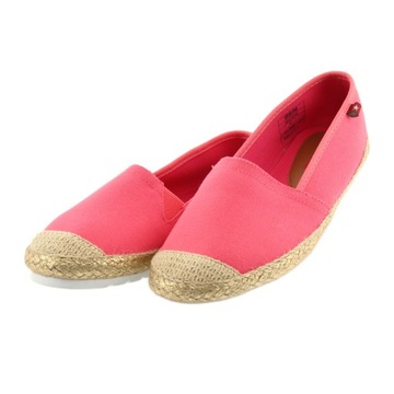 Różowe Tkanina Buty Espadryle Big Star r.40