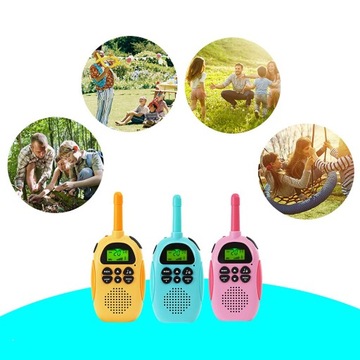 WALKIE TALKIE DLA DZIECI 2SZT Łoki Toki Krótkofalówki Zestaw DUŻY ZASIĘG