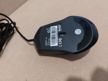 Черная проводная игровая мышь, оптическая подсветка Aukey GM F3