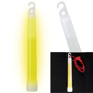 ŚWIATŁO OŚWIETLENIE CHEMICZNE LIGHTSTICK ŚWIECĄCY PATYK HELIKON ŻÓŁTE