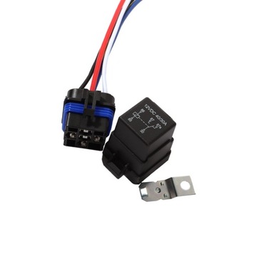 ЖГУТ РЕЛЕ ГЕРМЕТИЧНЫЙ ОСНОВАНИЕ 5-КОНТАКТНАЯ РОЗЕТКА 3 ШТ. 12 В 40 А