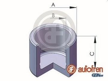 AUTOFREN SEINSA D025651 PÍSTEK TŘMEN BRZDY