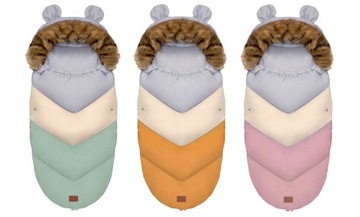 СТЕГАНЫЙ ТЕПЛЫЙ СПАЛЬНИК ДЛЯ ПРОГУЛЯЮЩЕЙ КОЛЯСКИ, ИДЕАЛЬНО НА ЗИМУ, РОЗОВЫЙ