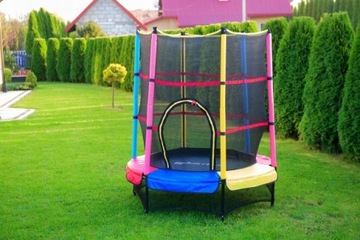 Батут для дома 140см JUST FUN красный
