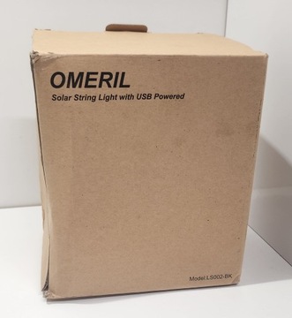 Уличный светильник на солнечных батареях, 50 светодиодов, хрустальные шары, 9 м.