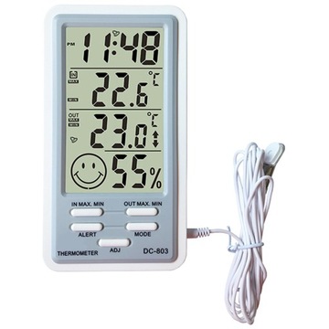 ПОГОДНАЯ СТАНЦИЯ ВНУТРЕННЯЯ НАРУЖНАЯ ГИГРОМЕТР ДАТА ЧАСЫ ТЕРМОМЕТР БУДИЛЬНИК