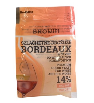 Szlachetne drożdże winne w płynie BORDEAUX na 25L