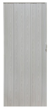 Drzwi harmonijkowe 004-90-07 Szary Dąb 90 cm
