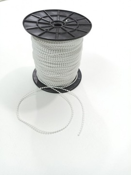Łańcuszek do rolet 4,2 mm biały