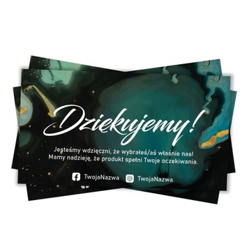 Karty z podziękowaniem dla klienta 500