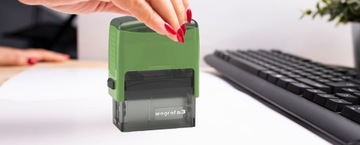 WAGRAF B3s ШТАМП ДЛЯ 6 СТРОК НАЗВАНИЕ КОМПАНИИ ОФИСНЫЙ ДИЗАЙН + ЛАСТИК