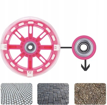 БОКОВЫЕ ПОДДЕРЖКИ КОЛЕСА СО СВЕТОДИОДАМИ ДЛЯ ВЕЛОСИПЕДА 12–20 ФУТОВ