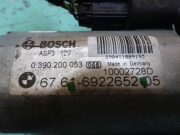 BMW X3 E83 04R 3.0 B MOTOREK STŘEŠNÍHO OKNA 6922652 10002728D 0390200053