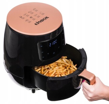 FRYTKOWNICA BEZTŁUSZCZOWA NIEPRZYWIERAJĄCA AIRFRYER DO MIĘS FRYTEK 1400W