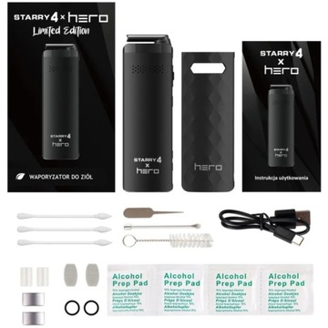 X-Max Starry 4 X HERO LIMITED EDITION BLACK waporyzator do suszu cbd zioła