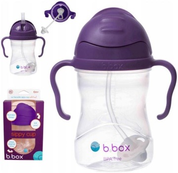 BBOX NOWY innowacyjny bidon ze słomką grape