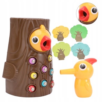 Игрушки-ловушки насекомых Магнитные игрушки-дятлы