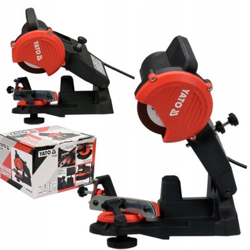 YATO STOŁOWA OSTRZAŁKA DO ŁAŃCUCHA PILAREK OBROTOWA PODSTAWA YT-84990 85W