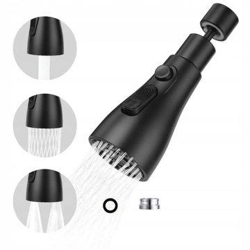 УДЛИНИТЕЛЬ КРАНА ПЕРЛАТОР АДАПТЕР АЭРАТОР 3 ФУНКЦИИ