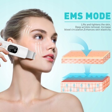 Ультразвуковой массажер для лица для удаления черных точек