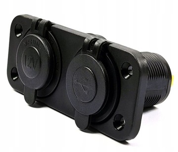 УСТАНОВОЧНЫЙ КОМПЛЕКТ: ПРИКУРИВАТЕЛЬ + 2 x USB