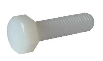 Śruba cały gwint nylon M6x60mm