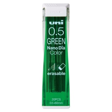 Grafity UNI Nano Dia 0,5 mm - HB - zielone