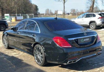 Mercedes Klasa S W222 Limuzyna wersja długa 600 530KM 2015 Mercedes-Benz Klasa S S600 530KM 2015r. auto zarejestrowane i ubezpieczone, zdjęcie 6