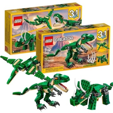 LEGO CREATOR POTĘŻNE DINOZAURY 3w1 31058