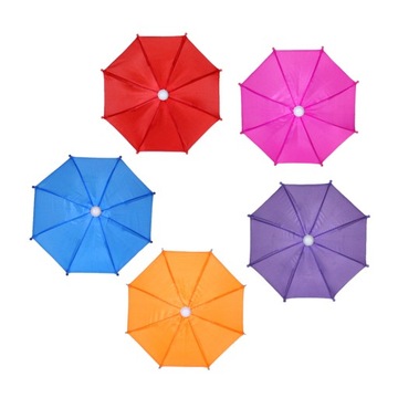 MINIATUROWE PARASOLE DZIECIĘCE 5 SZT
