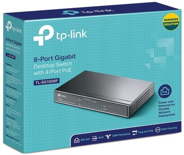 TP-Link TL-SG1008P 8-Port Gigabit Switch 4x PoE