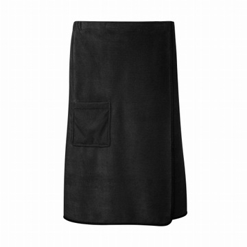 Czarny Męski Ręcznik Do Sauny KILT ACTIVE L/XL