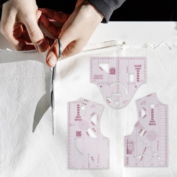 Набор линеек для модного дизайна 1:3 Линейка для дизайна одежды для создания выкроек