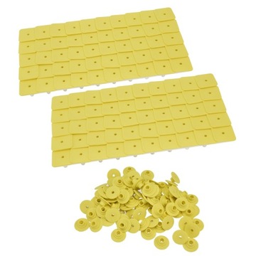 100 комплектов пластиковых сережек для крупного рогатого скота