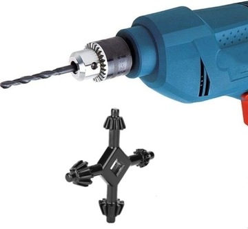 УНИВЕРСАЛЬНАЯ СВЕРЛИЛЬНАЯ ГОЛОВКА КЛЮЧ ПАТРОННЫЙ КЛЮЧ 6–13 мм 4 в 1