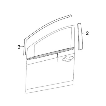 Комплект молдингов для дверей Profe, 4 шт.